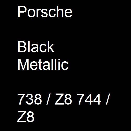 Porsche, Black Metallic, 738 / Z8 744 / Z8.